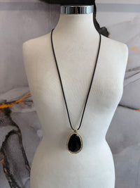 Colorful locket necklace