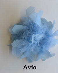 Large feather brooch