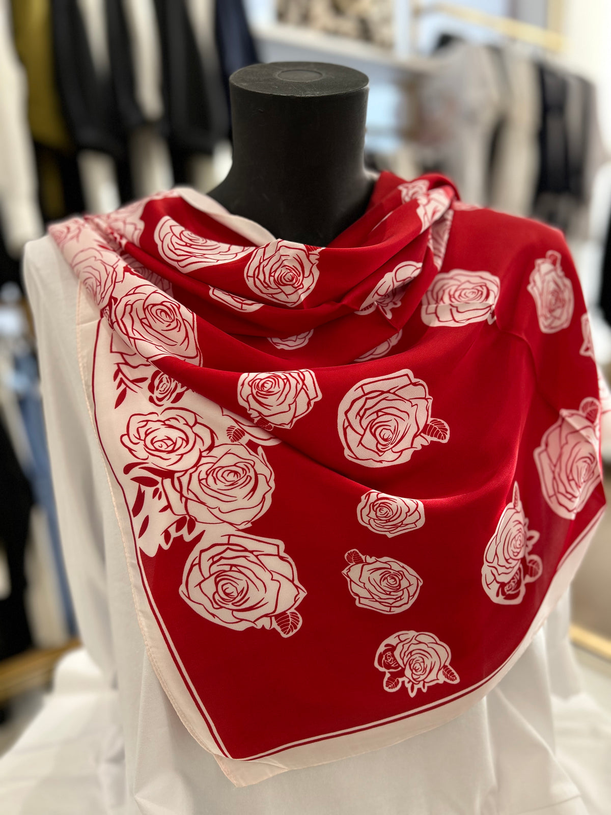 Foulard rose