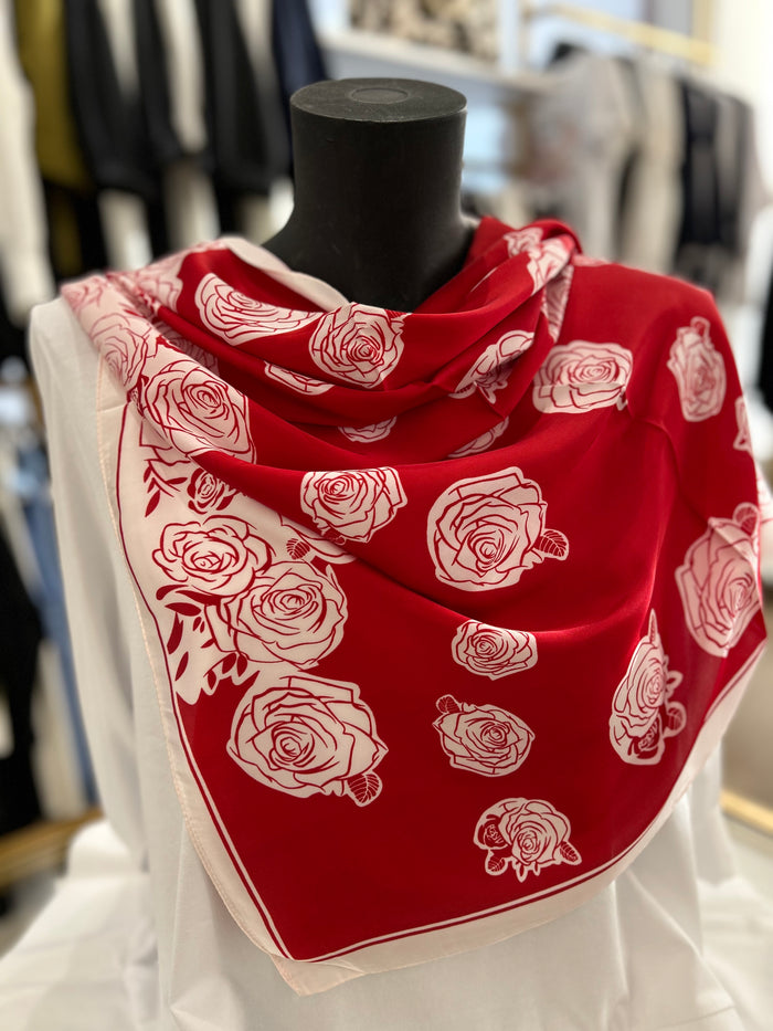 Foulard rose