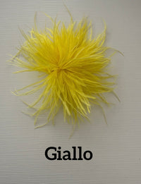 Small feather brooch