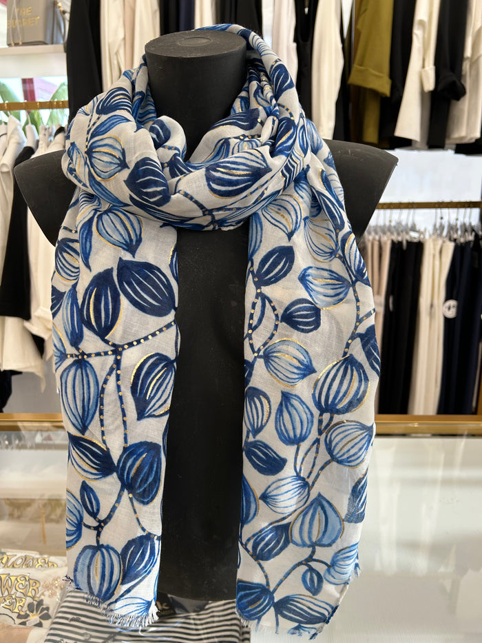 Foulard foglie oro