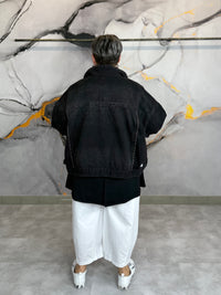 Giacca di jeans Borchie