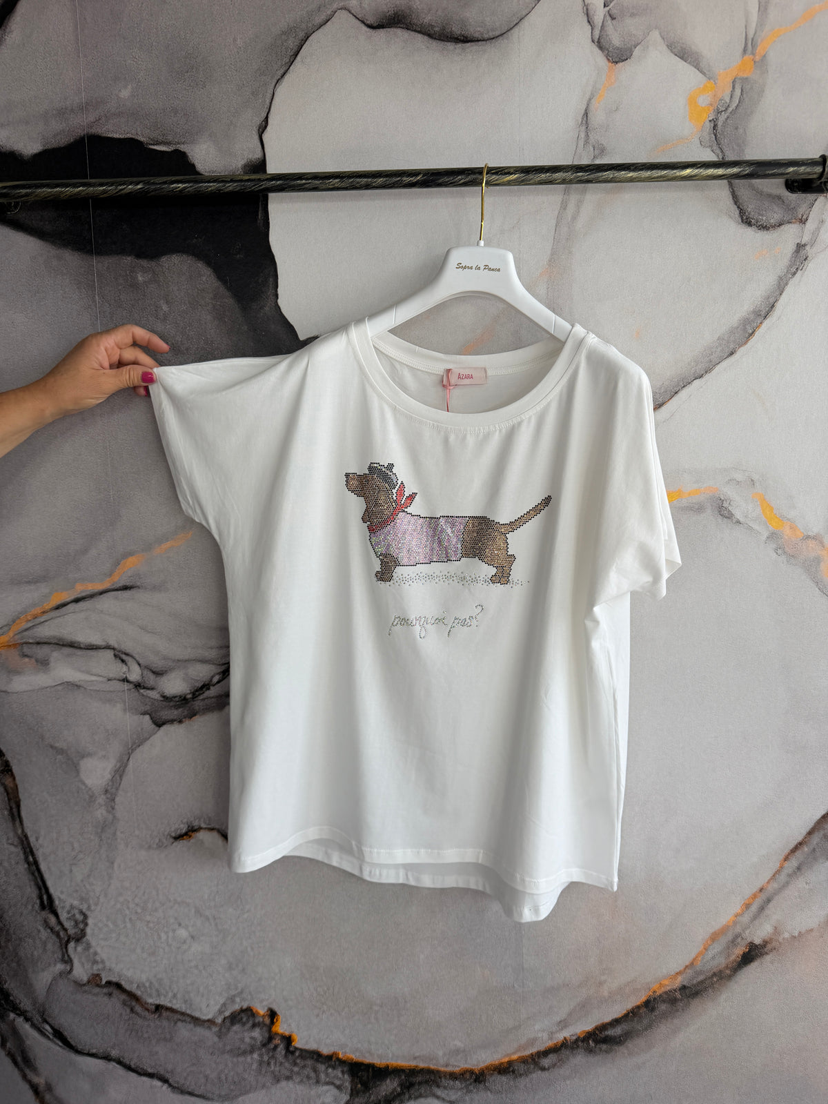 T-Shirt Bassotto Glitter