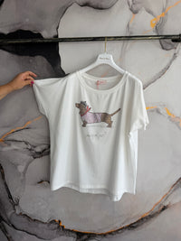 T-Shirt Bassotto Glitter