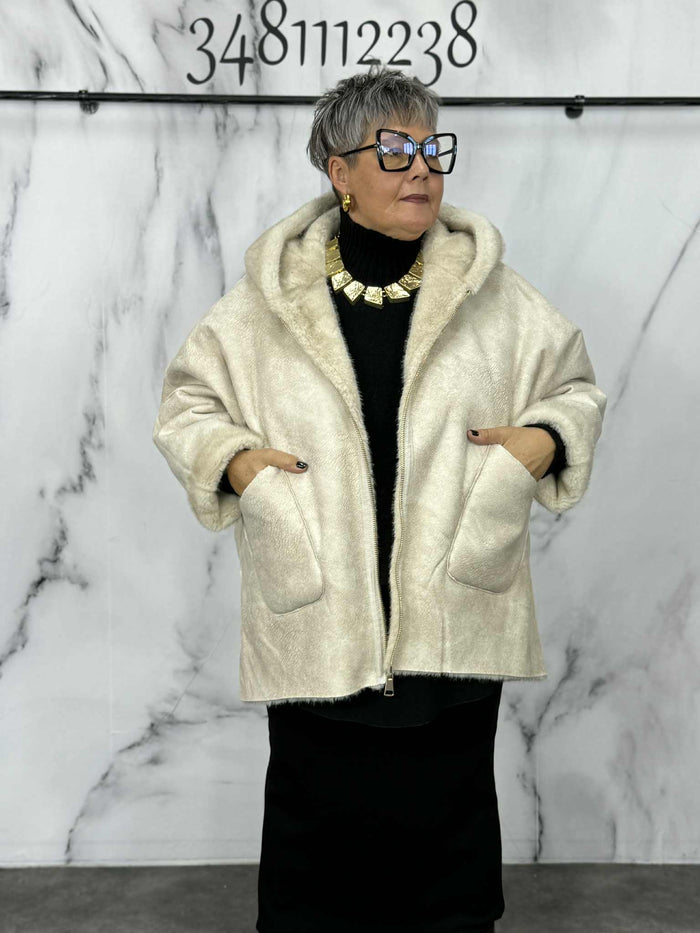 Ecopelliccia DOUBLE FACE Carolina