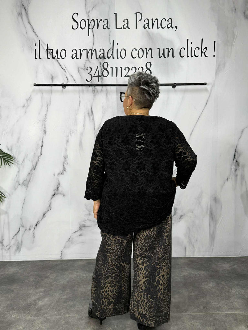 Jeans bombolino maculato, di FLO E POI