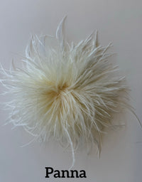Small feather brooch