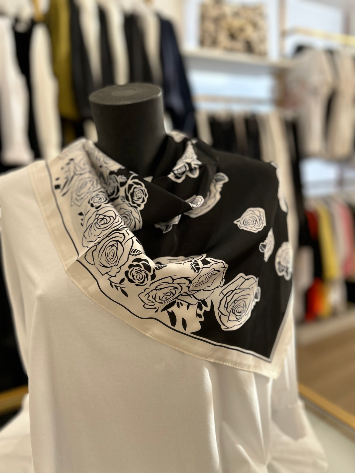Foulard rose