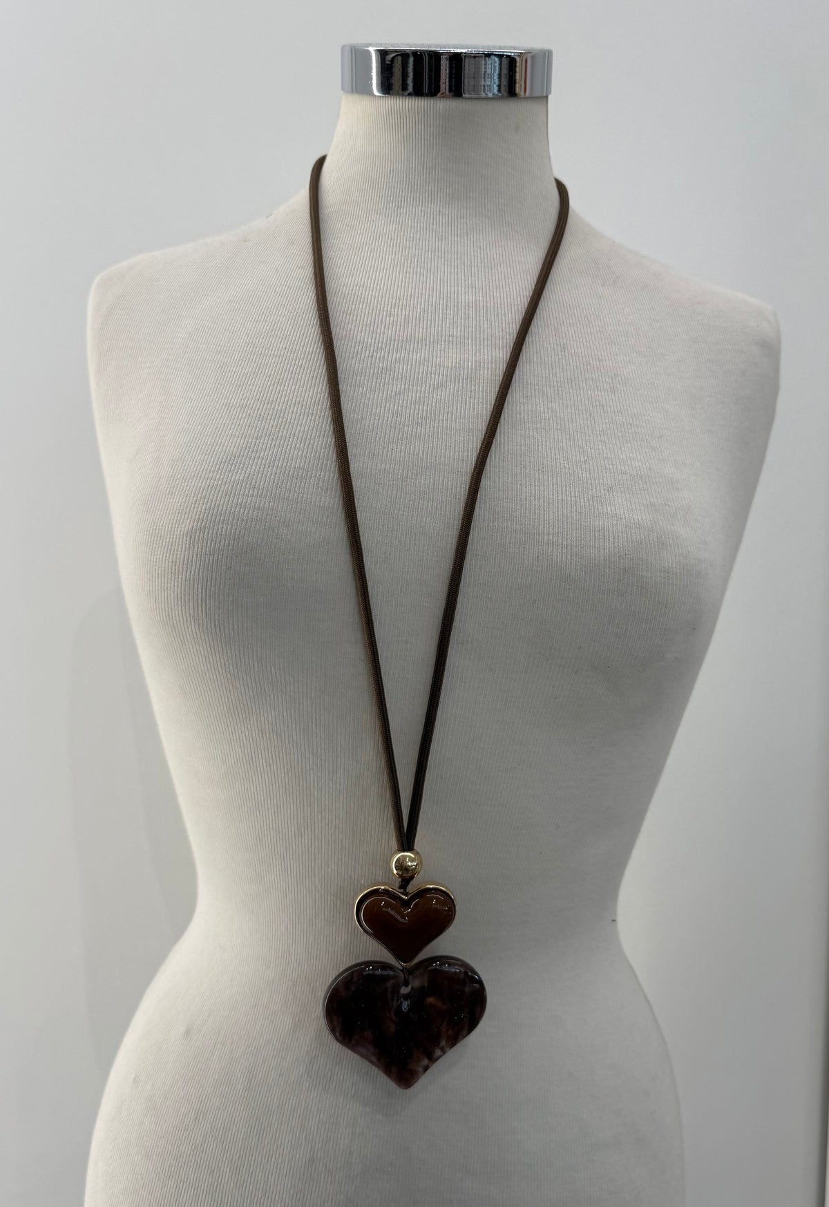 Collana doppio cuore