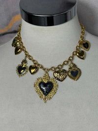Sacred heart pendant necklace