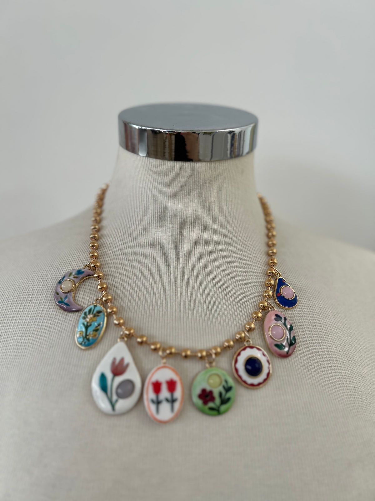 Collana ciondoli con Luna