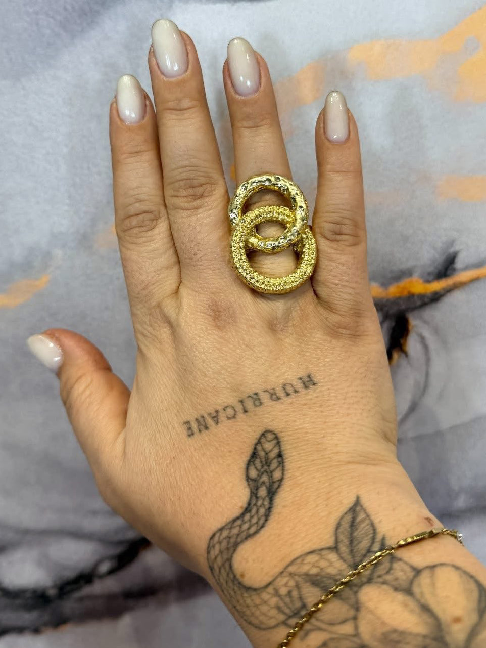 Anello Doppio Cerchio