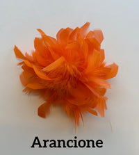 Large feather brooch