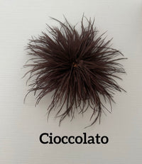 Small feather brooch