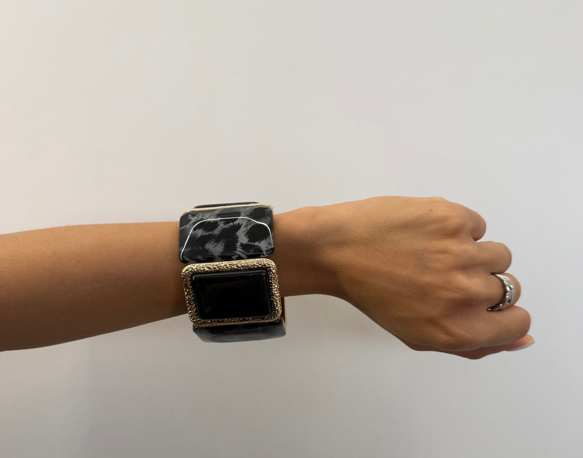 Bracciale quadrati maculati