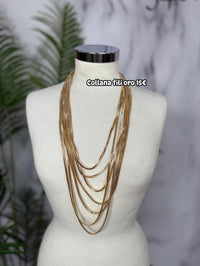 Collana fili semplici