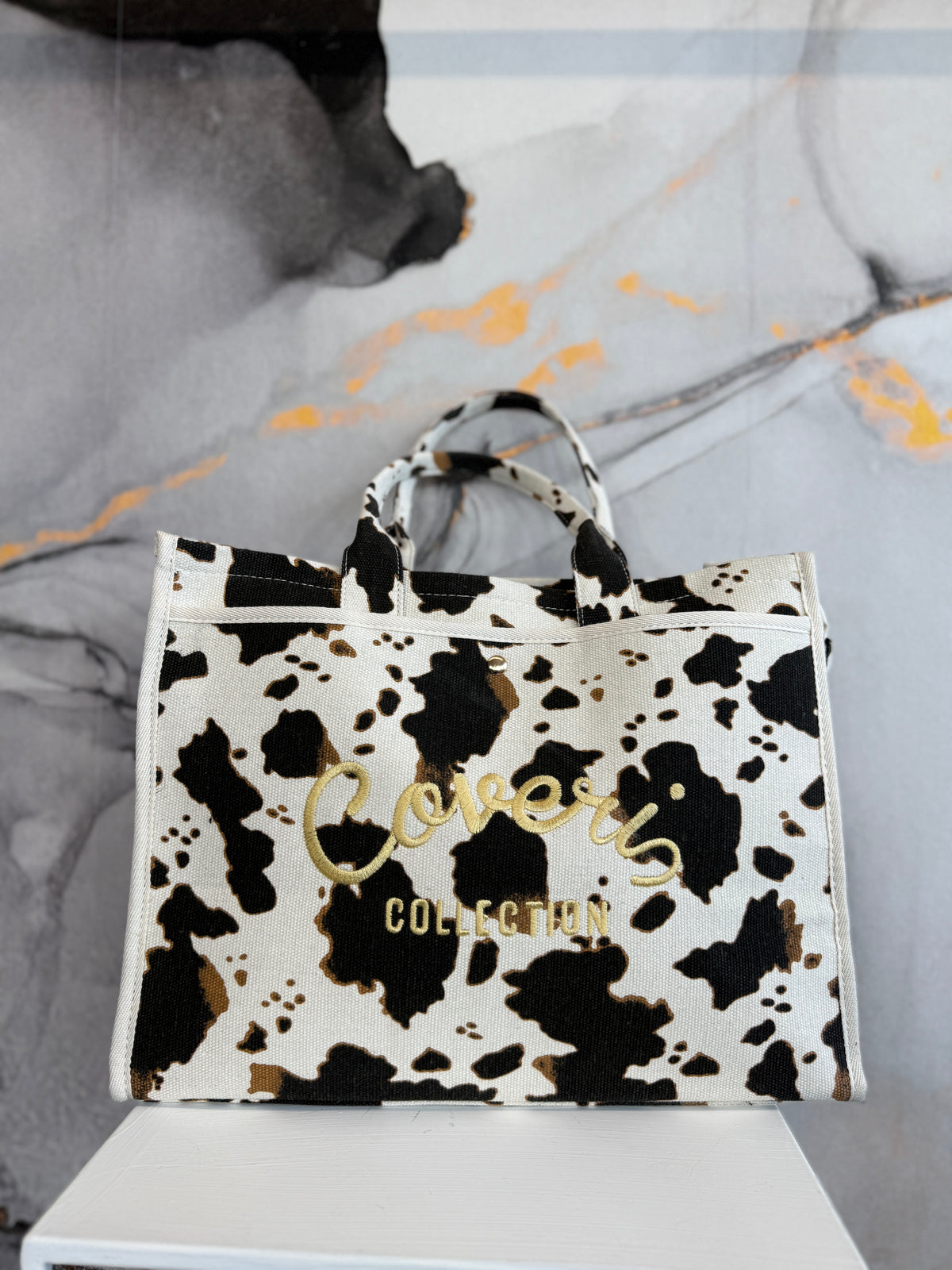 Cow Print Bag