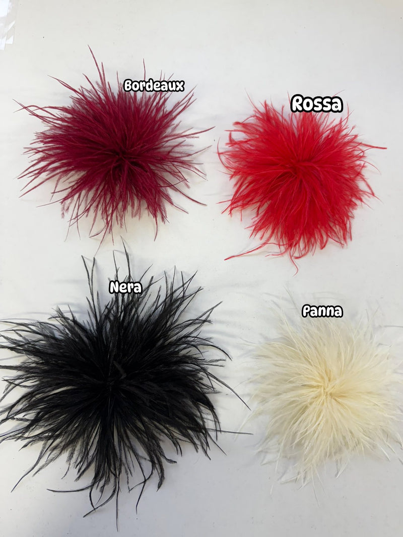 Spilla piuma piccola