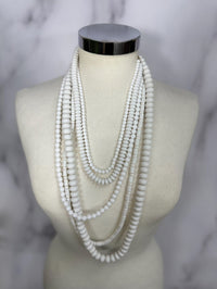 Collana più fili perle