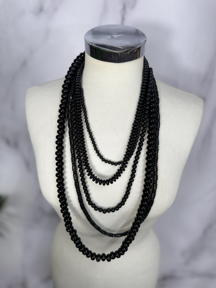 Collana più fili perle