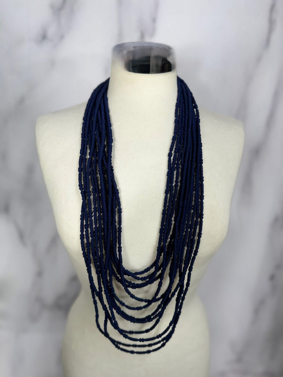 collana fili lunghi elasticizzati