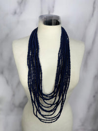 collana fili lunghi elasticizzati