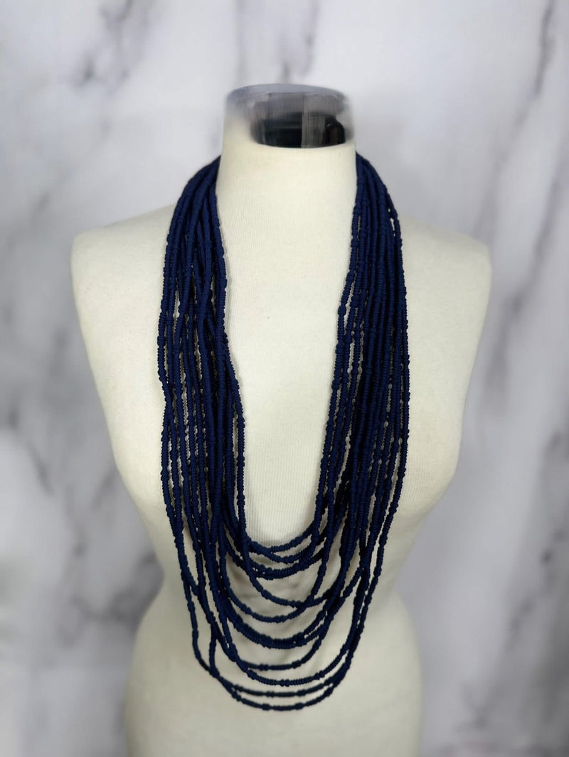 collana fili lunghi elasticizzati