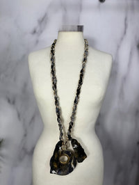 Collana Medaglione con bandana lunga