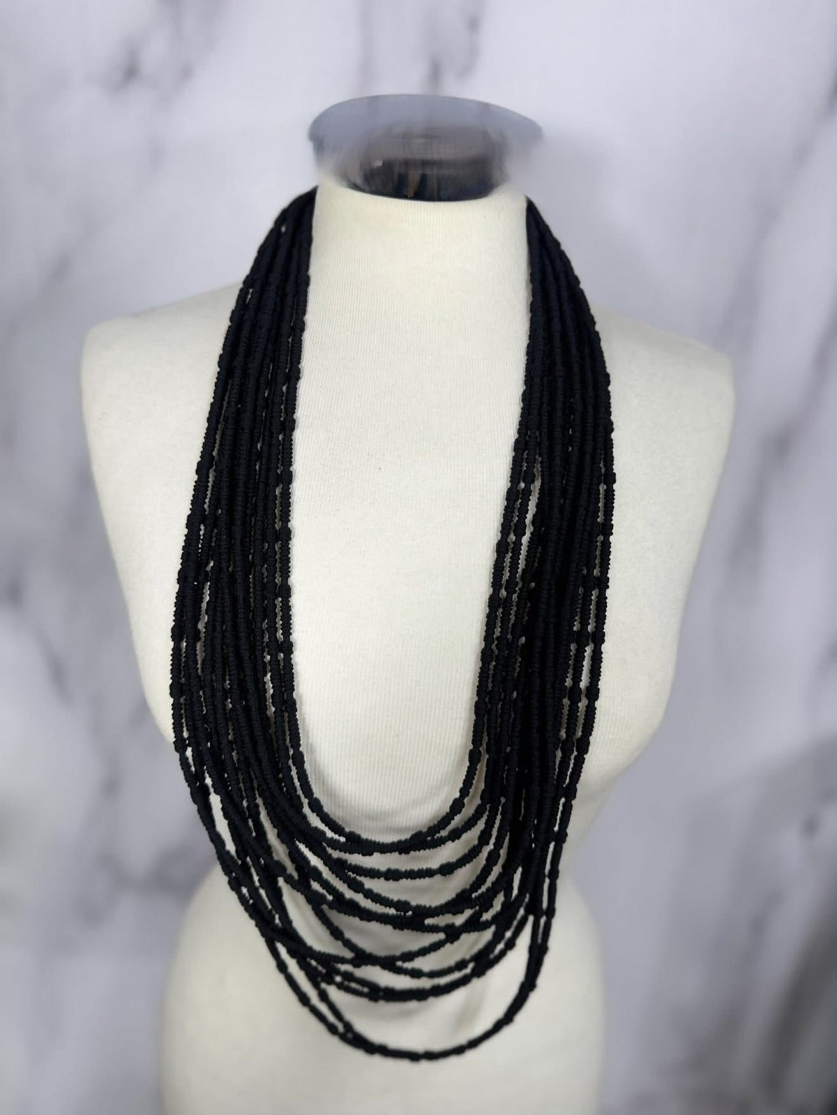 collana fili lunghi elasticizzati