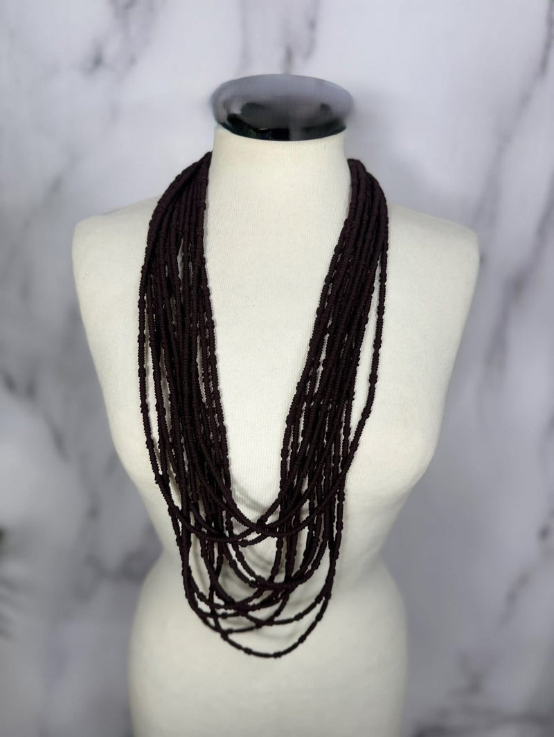 collana fili lunghi elasticizzati