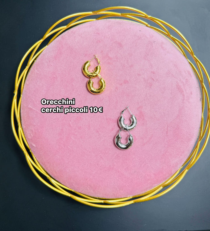 Orecchini cerchi piccoli