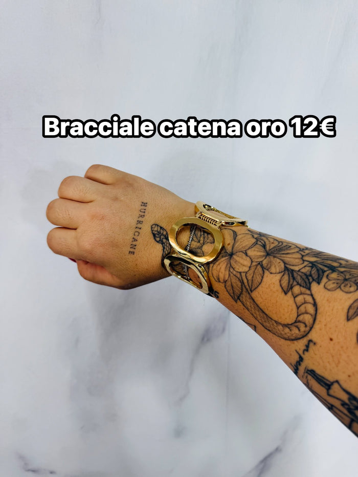 Bracciale ovali vuoti