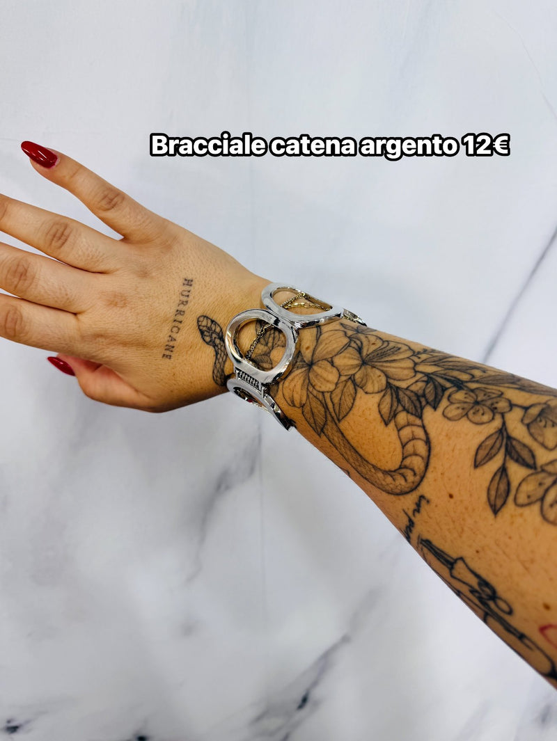 Bracciale ovali vuoti