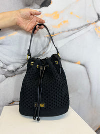 Crochet bucket bag