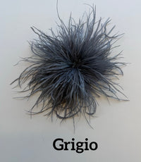 Small feather brooch