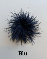 Small feather brooch