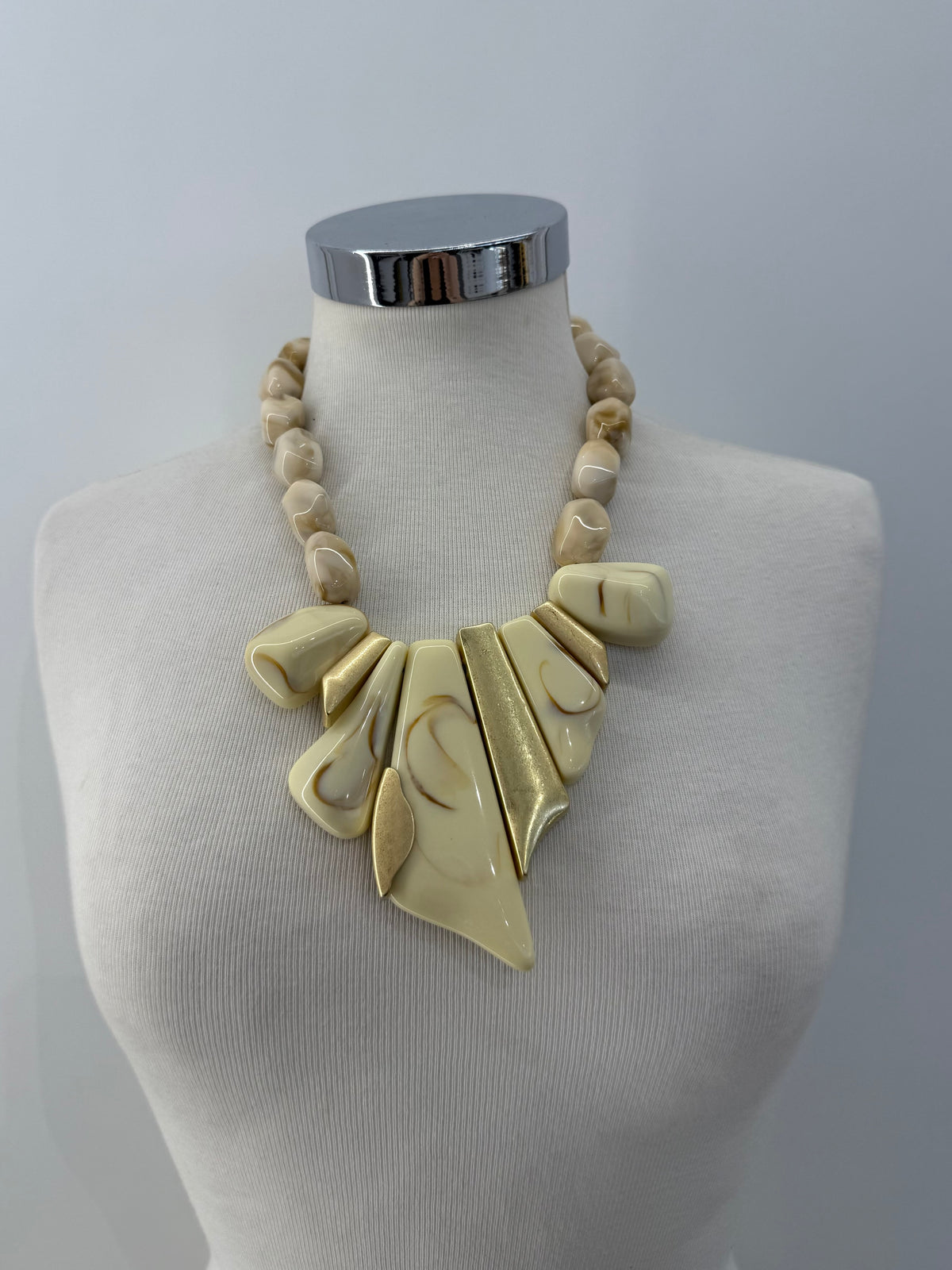 Collana ciondoli marmo