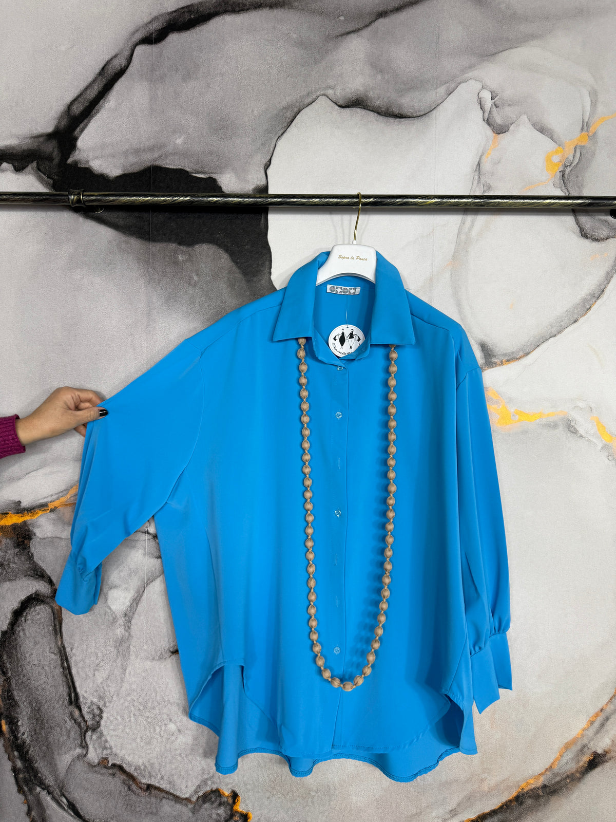 Camicia Nina TURCHESE