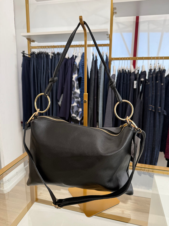 Pochette ecopelle nera