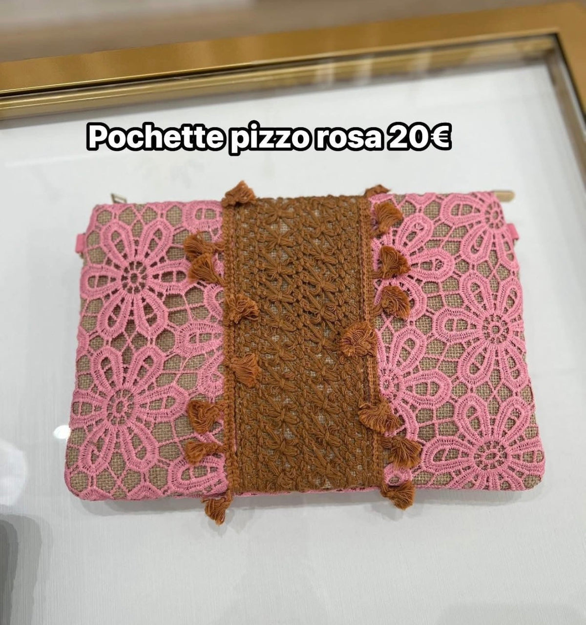 Pochette pizzo colorate
