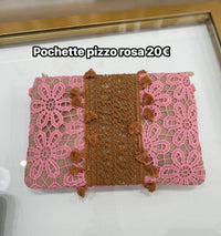 Pochette pizzo colorate