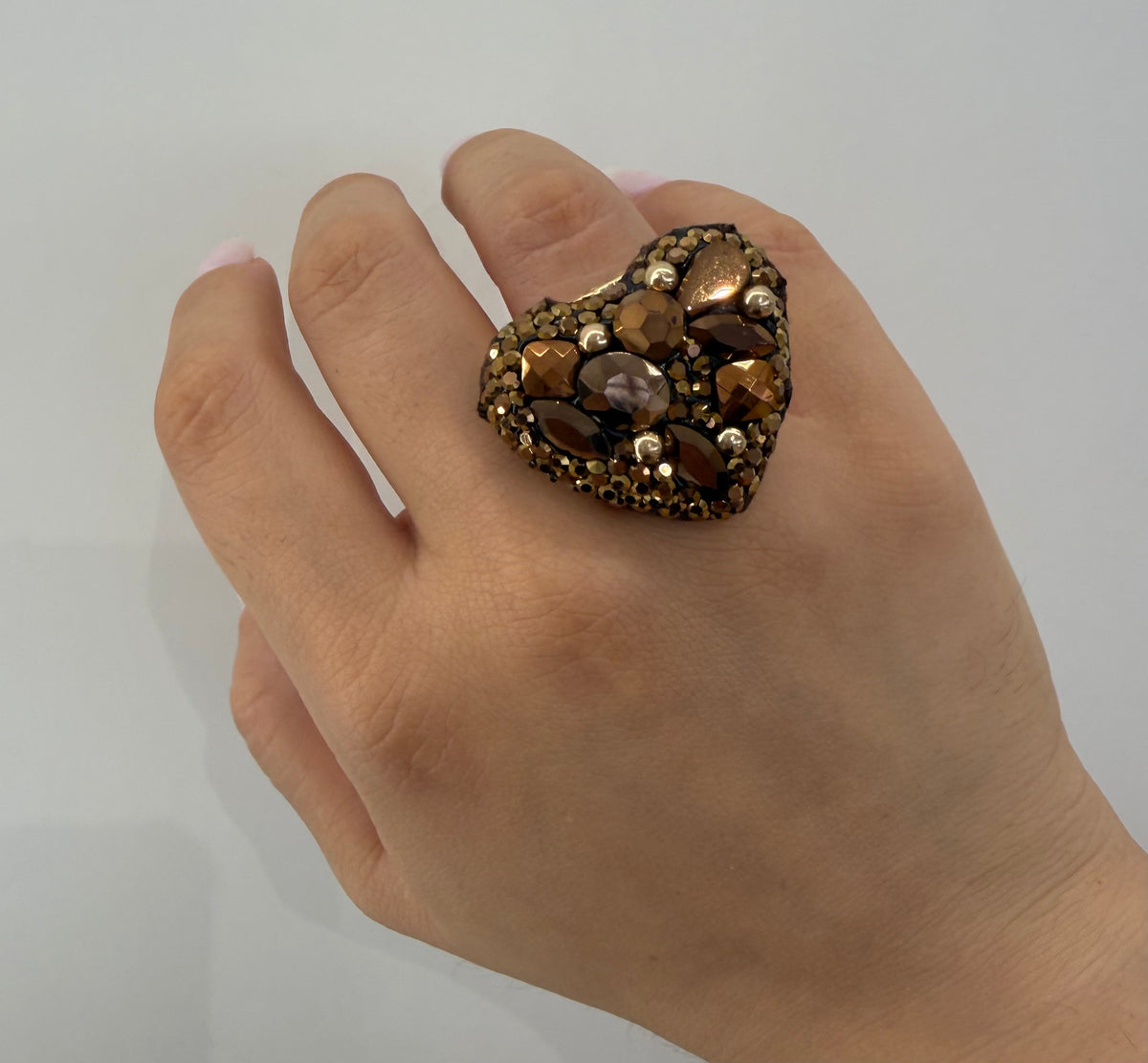 Anello cuore elasticizzato