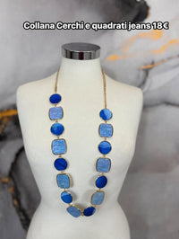 Squares and circles necklace
