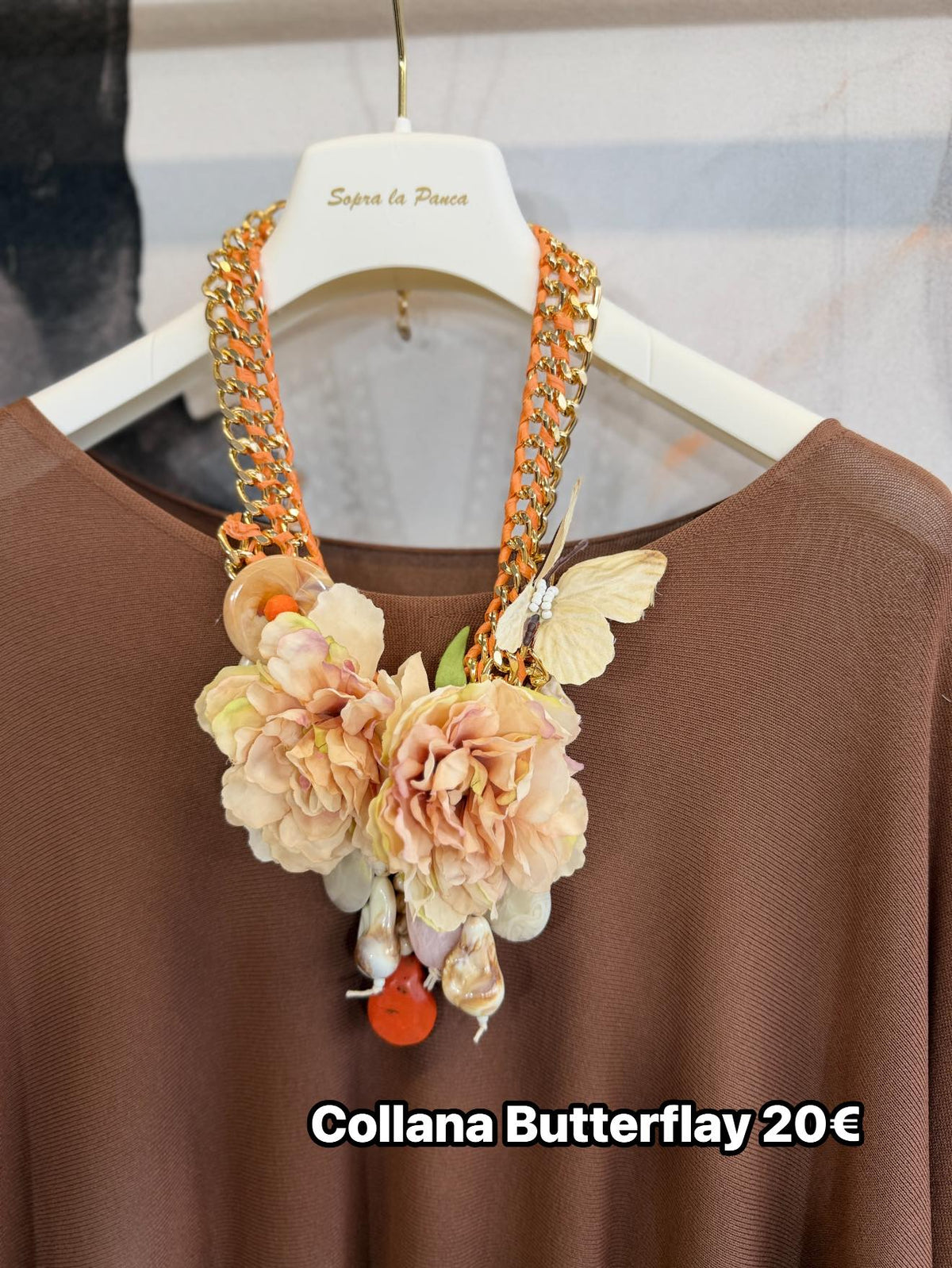 Butterflies necklace