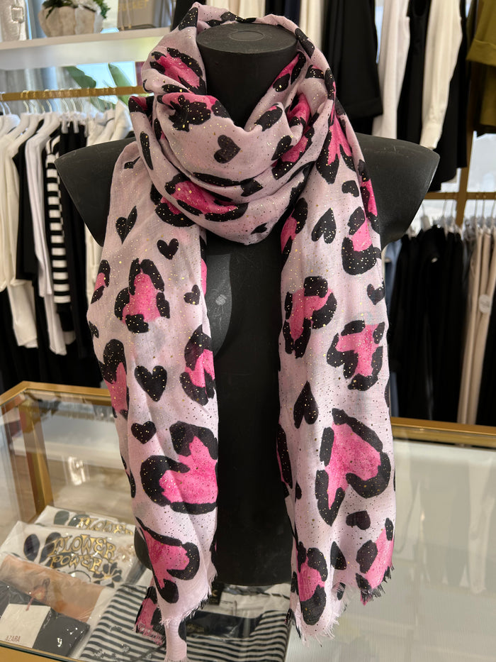 Foulard Cuori punticchiati oro