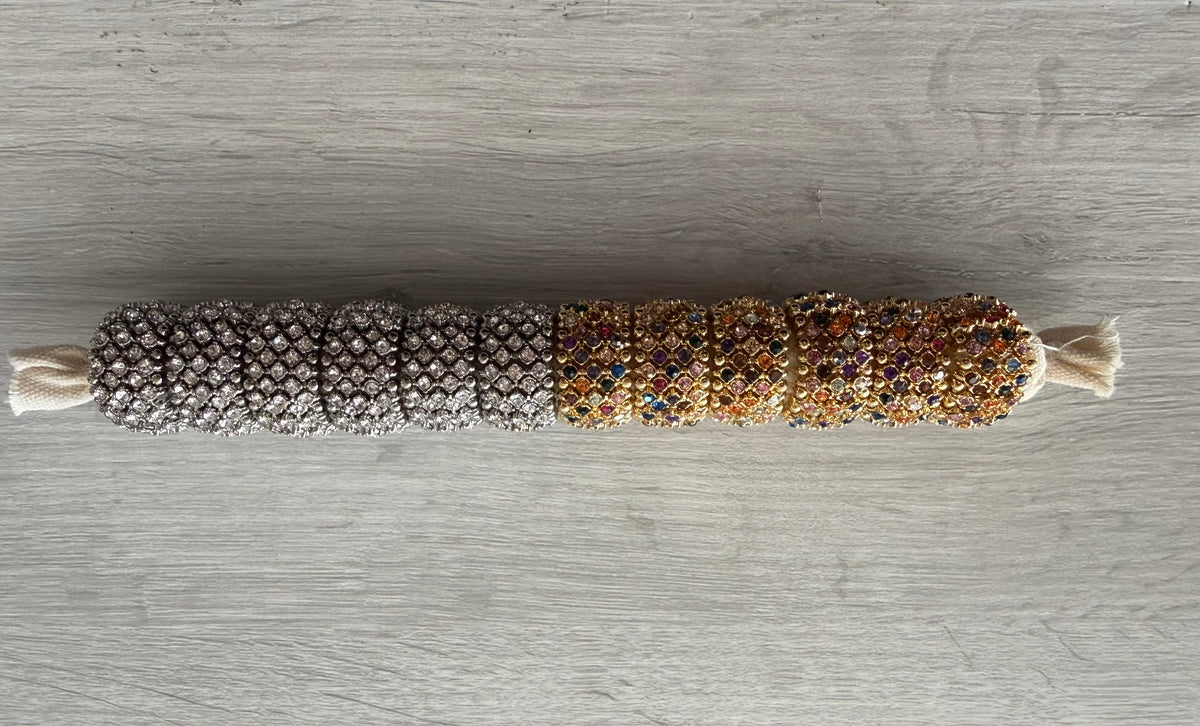 Anello glitter elasticizzato