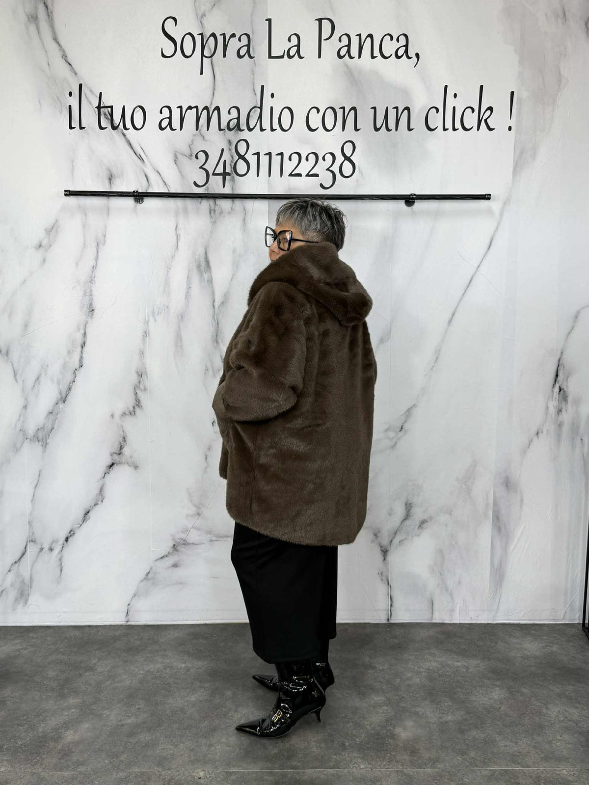 Ecopelliccia DOUBLE FACE Carolina