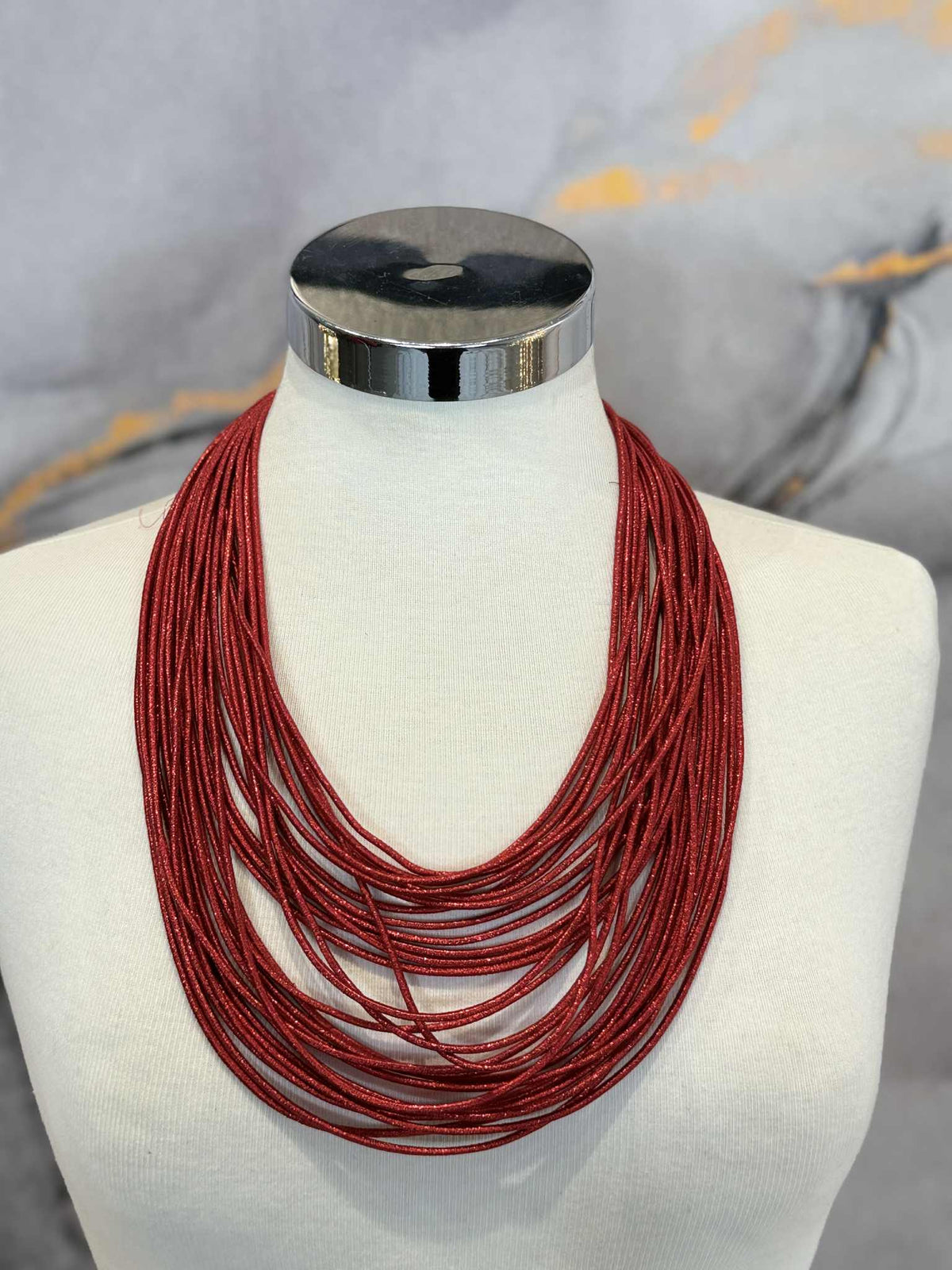 Collana fili elasticizzati luminosi