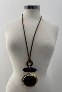 Collana medaglione lungo
